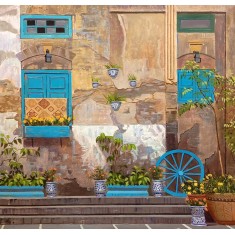 S. M. Fawad, 24 x 24 Inch, Oil on Canvas, Realistic Painting, AC-SMF-267 S. M. Fawad, 24 x 24 Inch, Oil on Canvas, Realistic Painting, AC-SMF-267